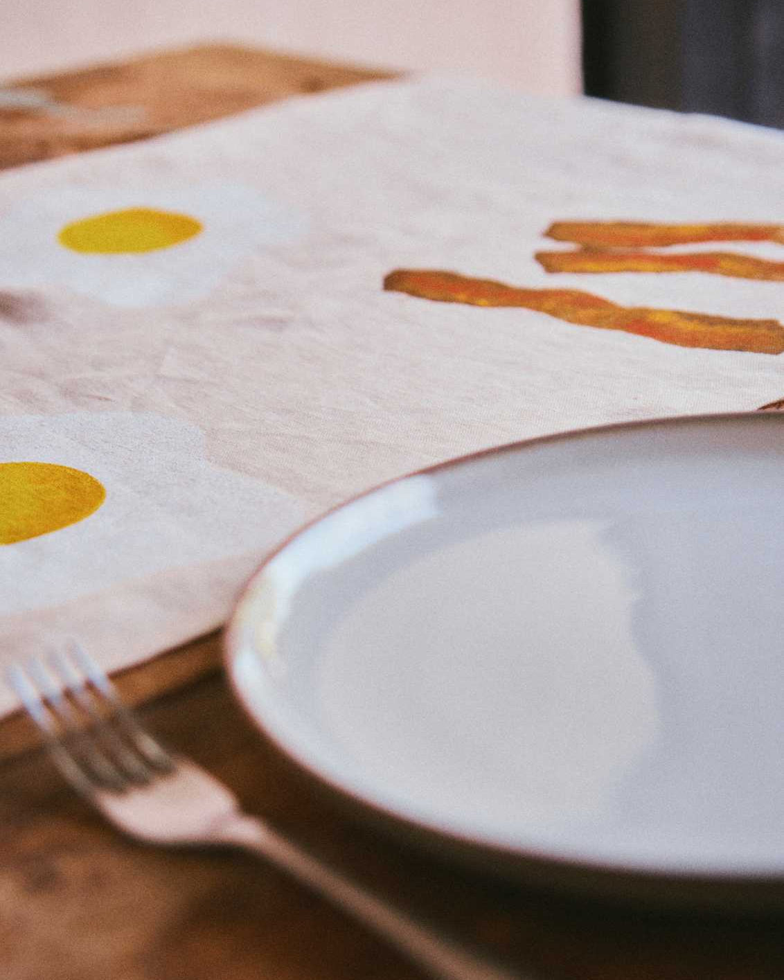 Eggs n Bacon Table Runner