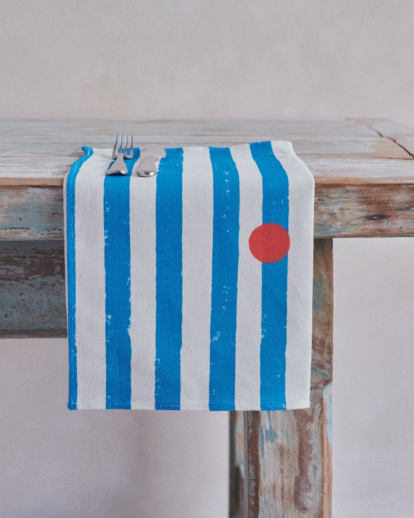 Set of Four Cirque Bleu Napkins