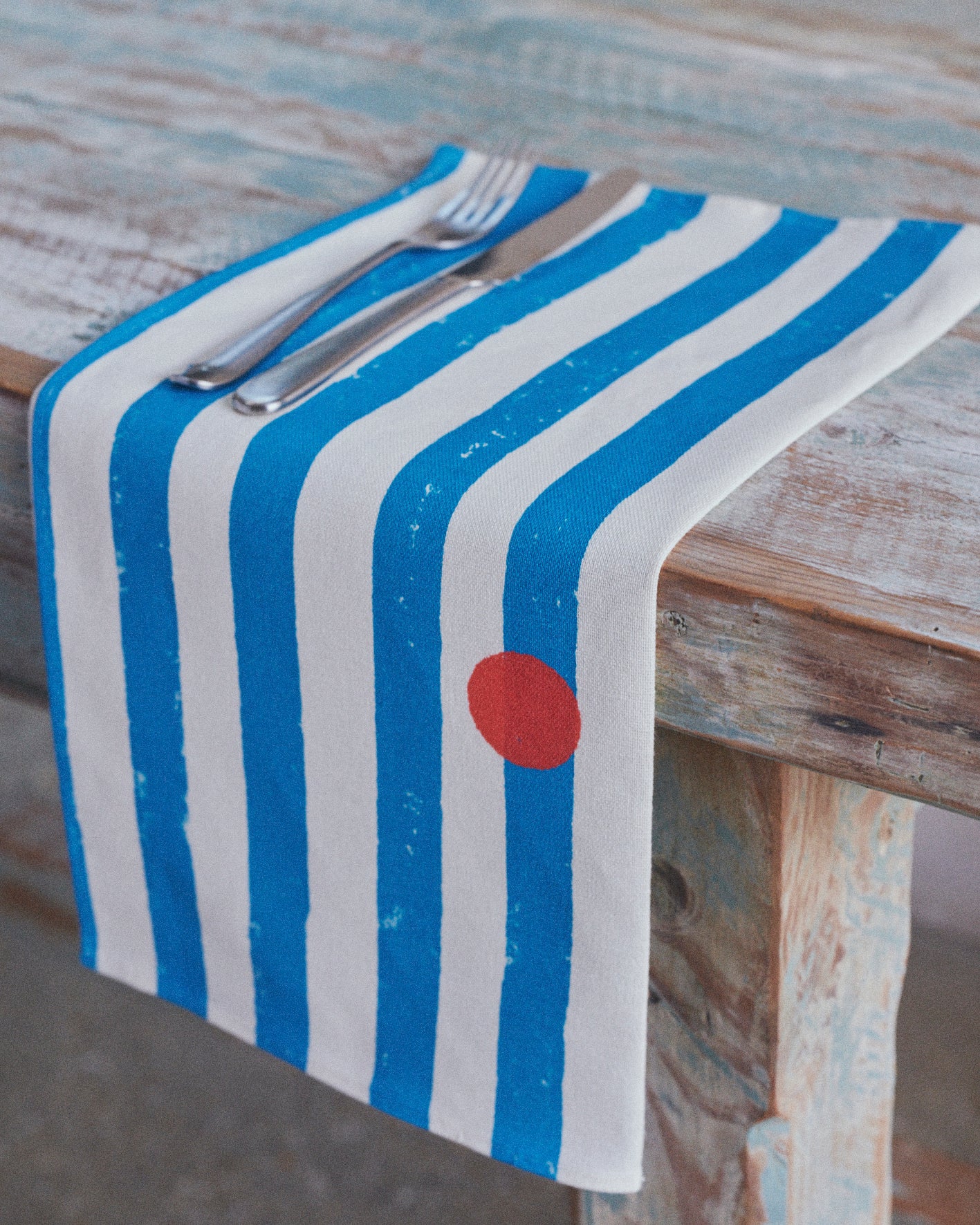 Set of Four Cirque Bleu Napkins