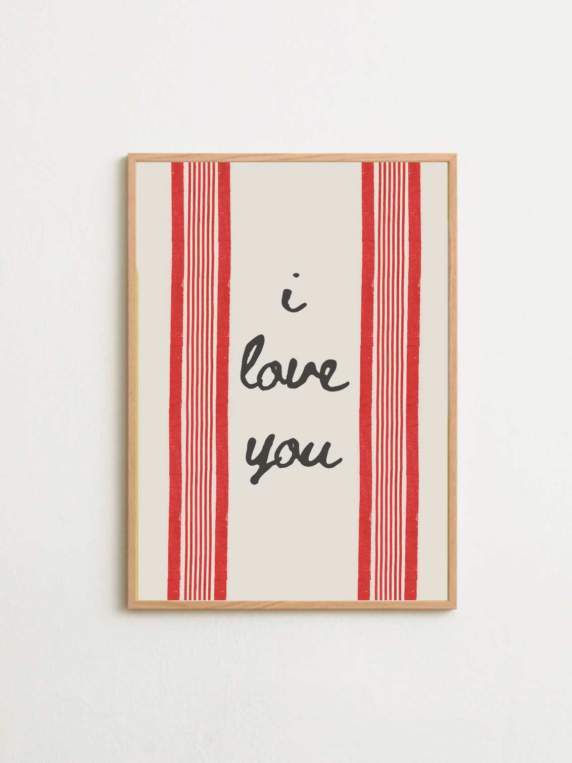 i love you print