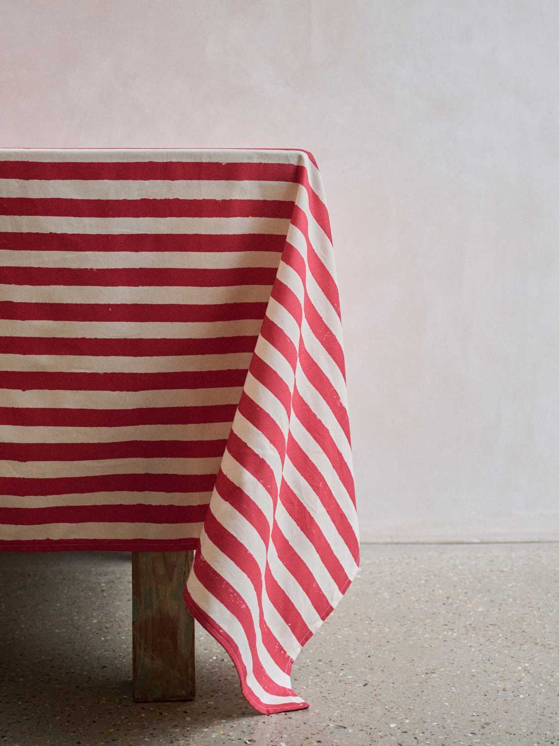 Red Stripe Tablecloth