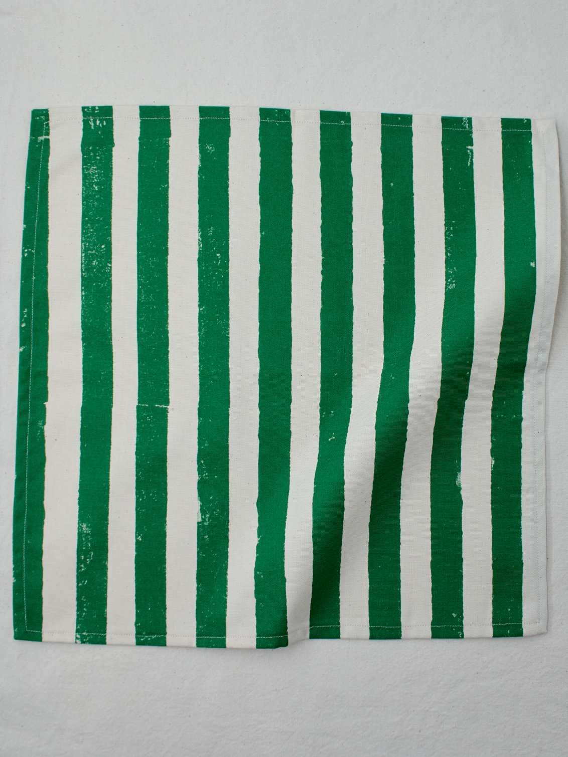 Green Stripe Napkins (Set Of Four)