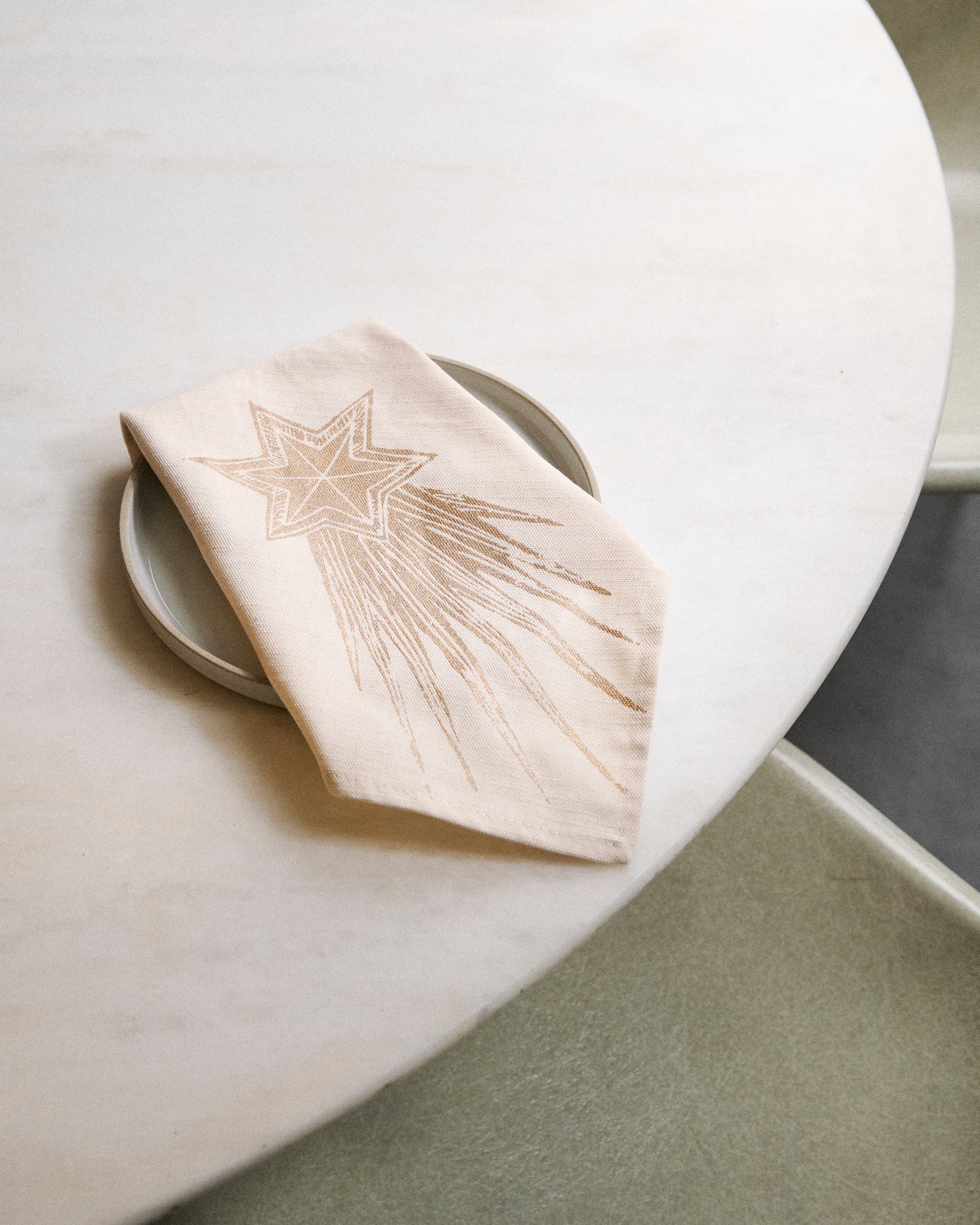 Gold Star Napkin (Set Of Four)