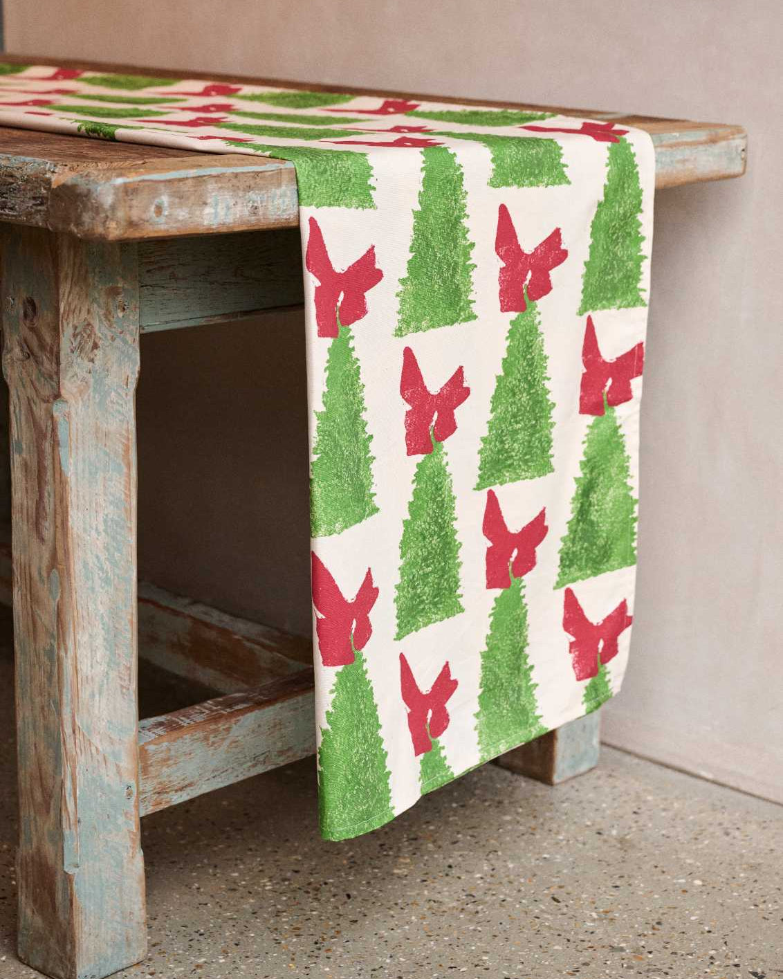 Christmas Tree Table Runner