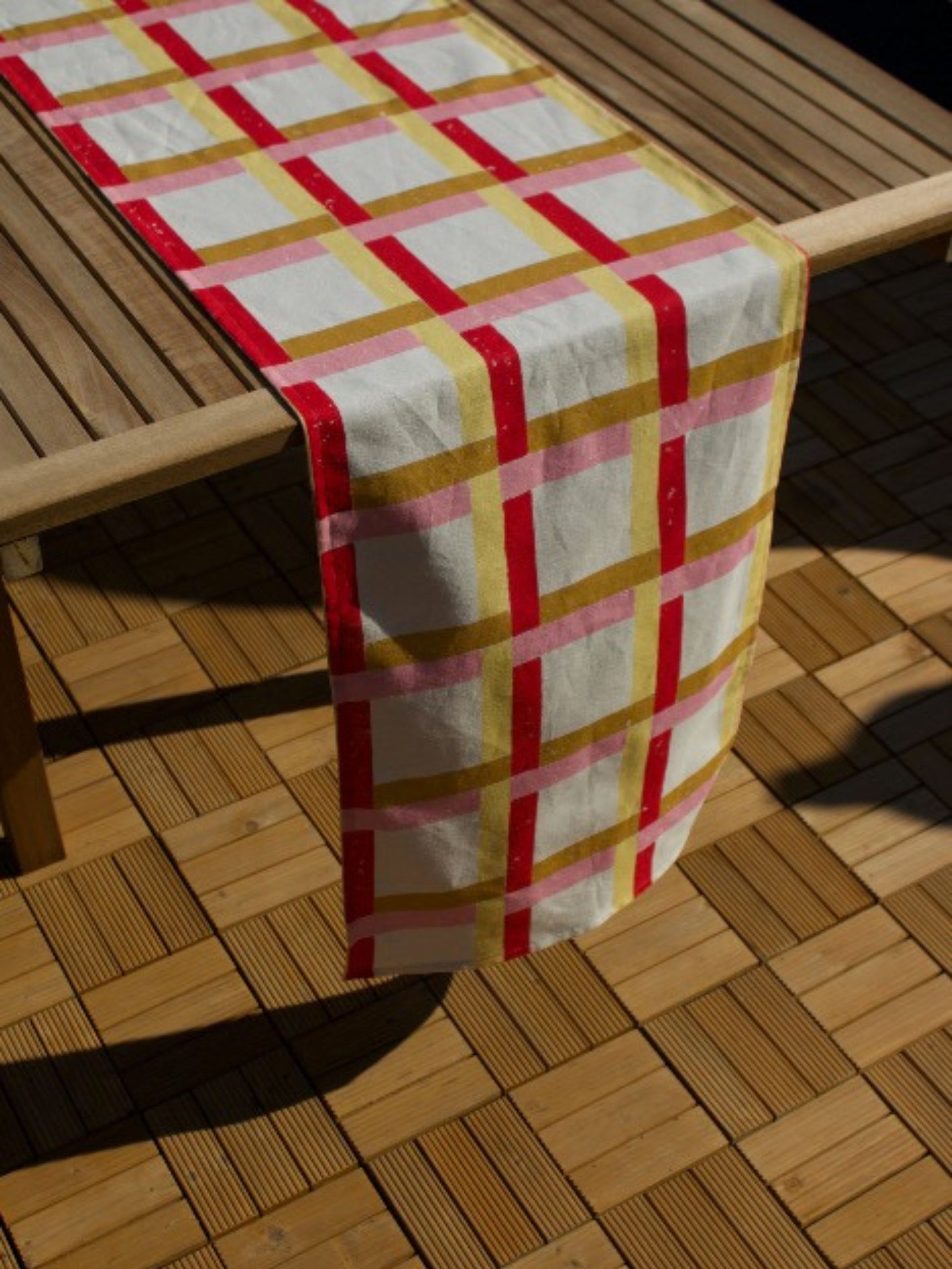 Battenberg Table Runner