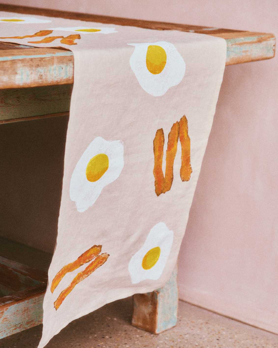 Eggs n Bacon Table Runner