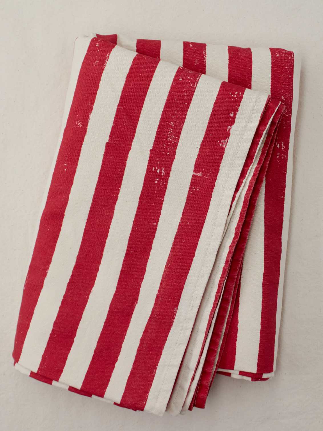 Red Stripe Tablecloth