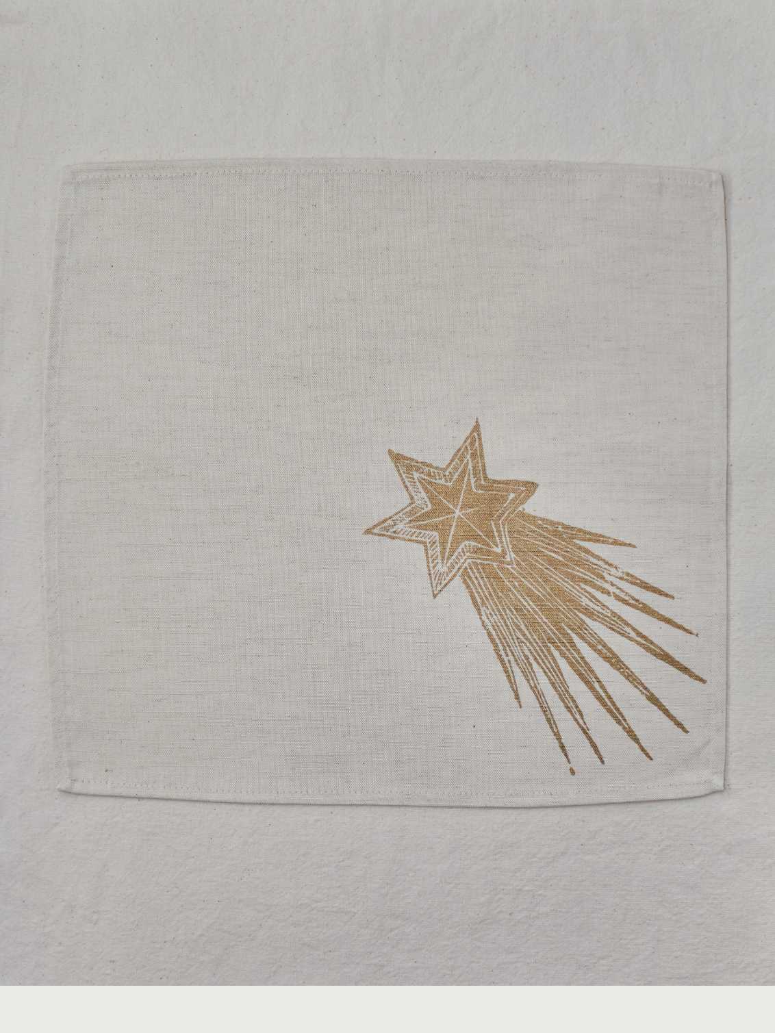 Gold Star Napkin (Set Of Four)