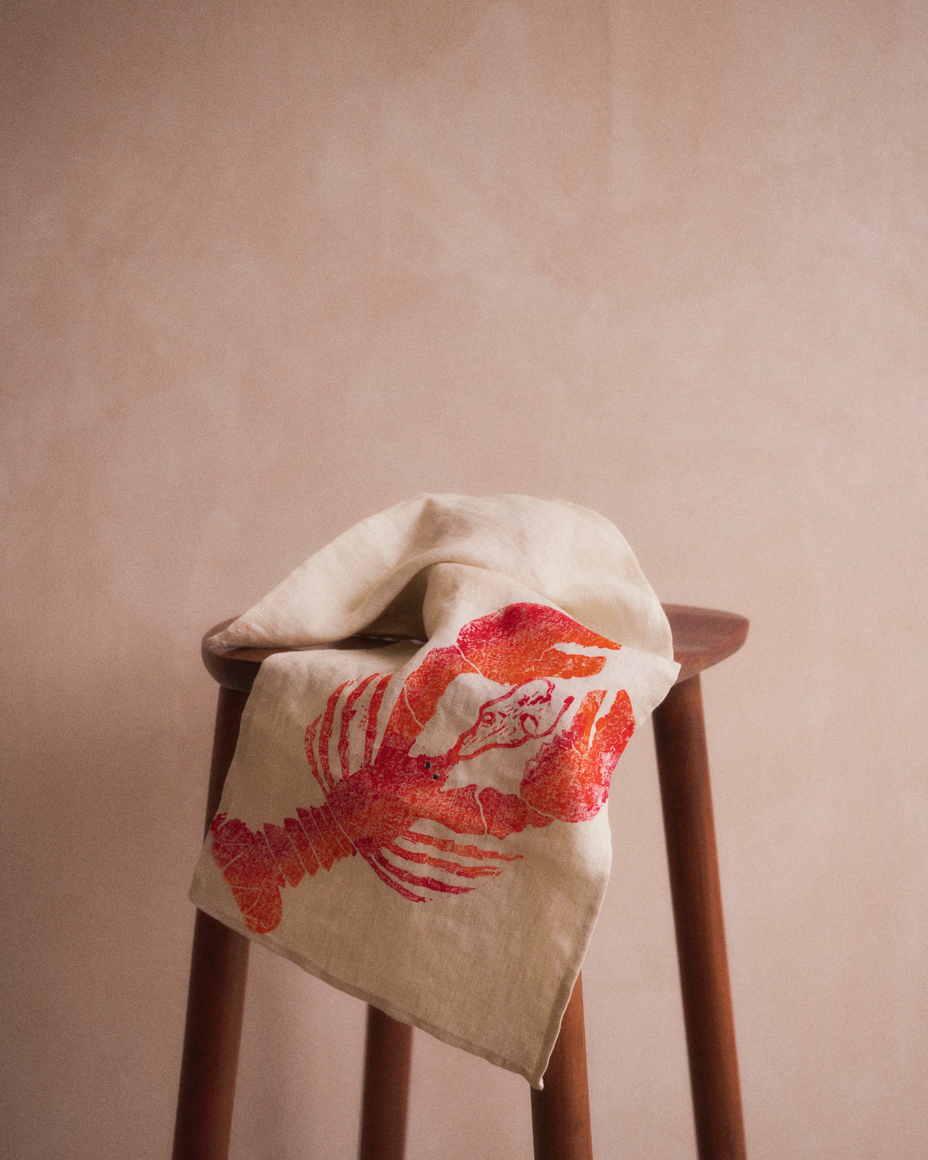 Set of Four Lobster Napkins