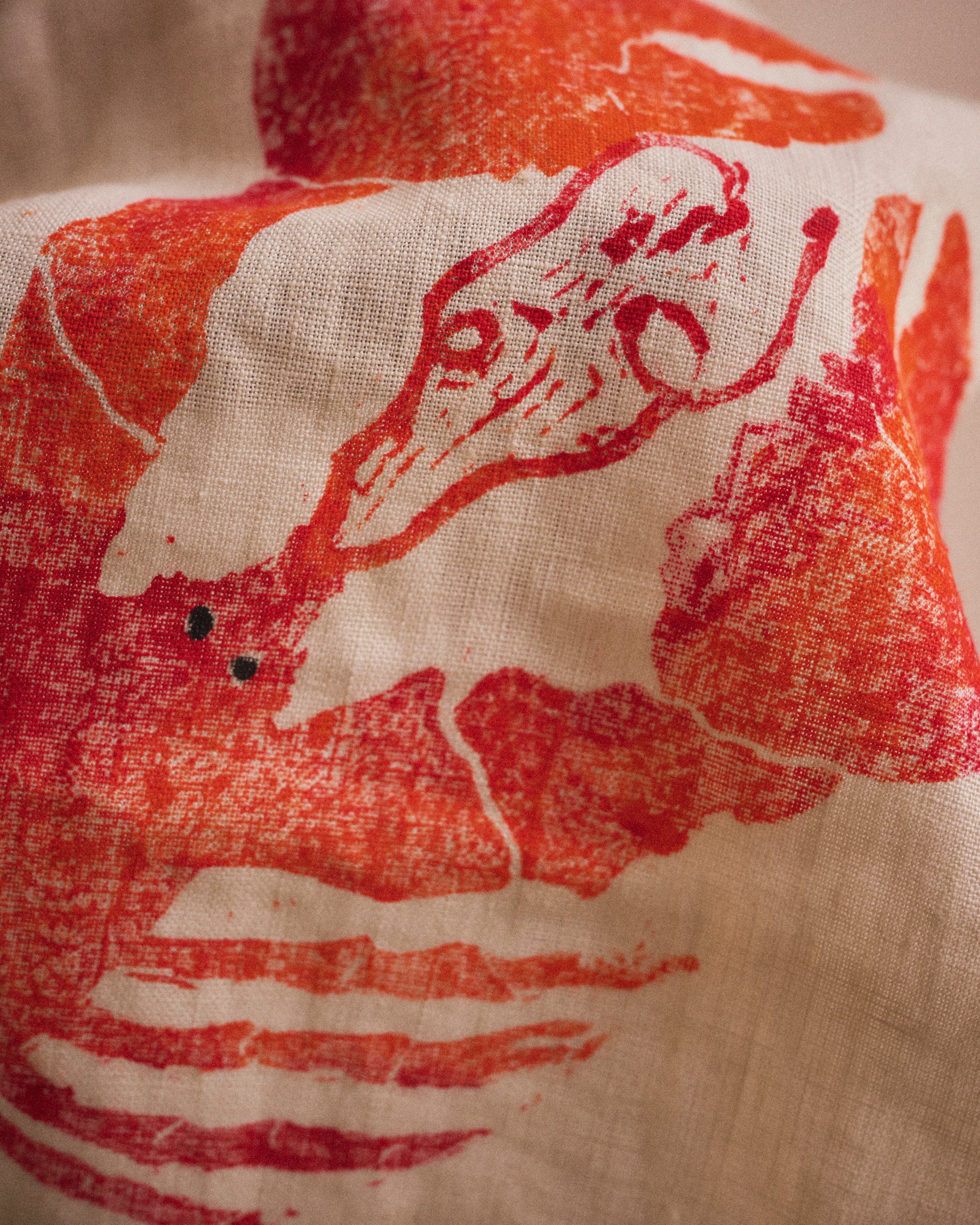 Set of Four Lobster Napkins