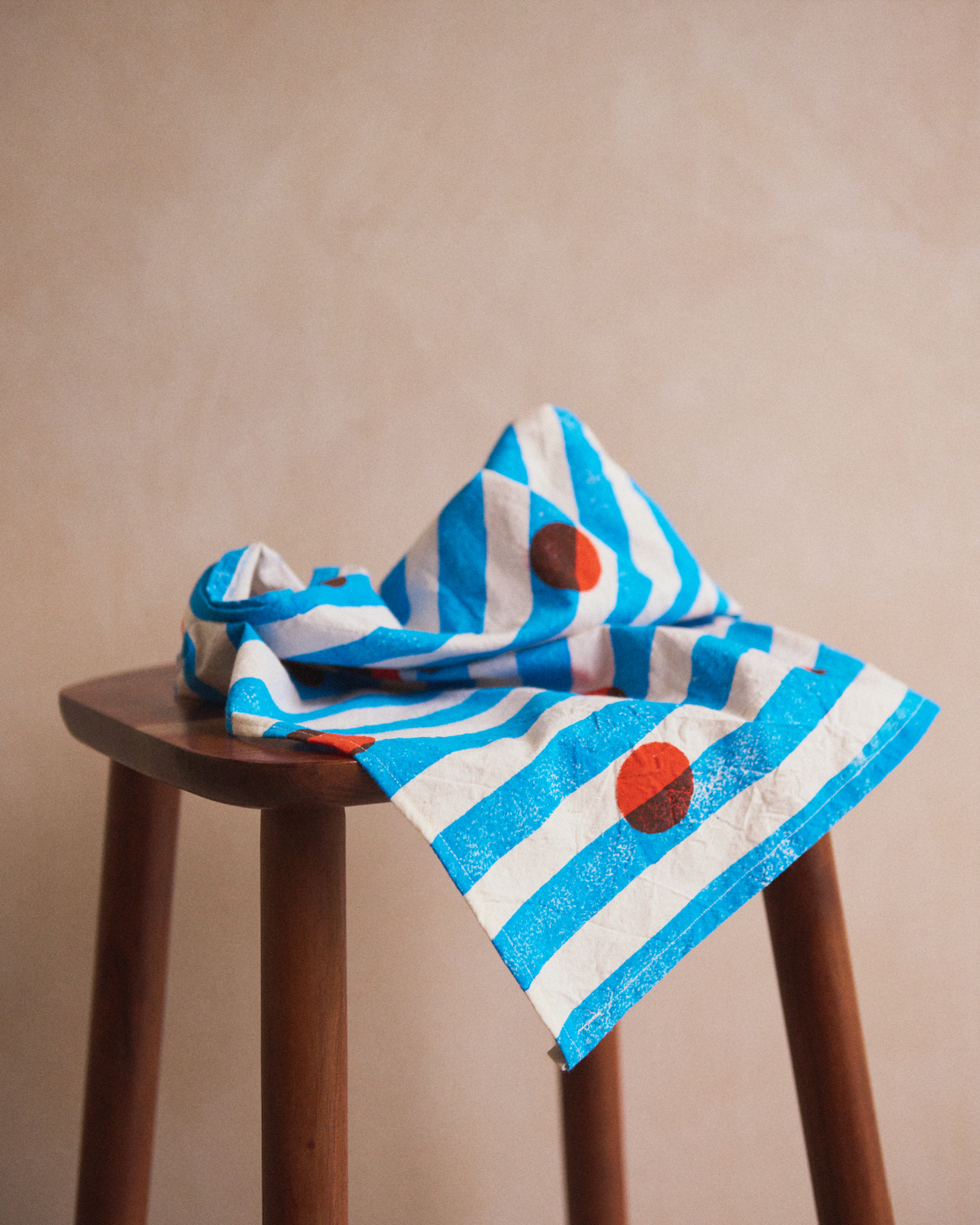Set of Four Cirque Bleu Napkins