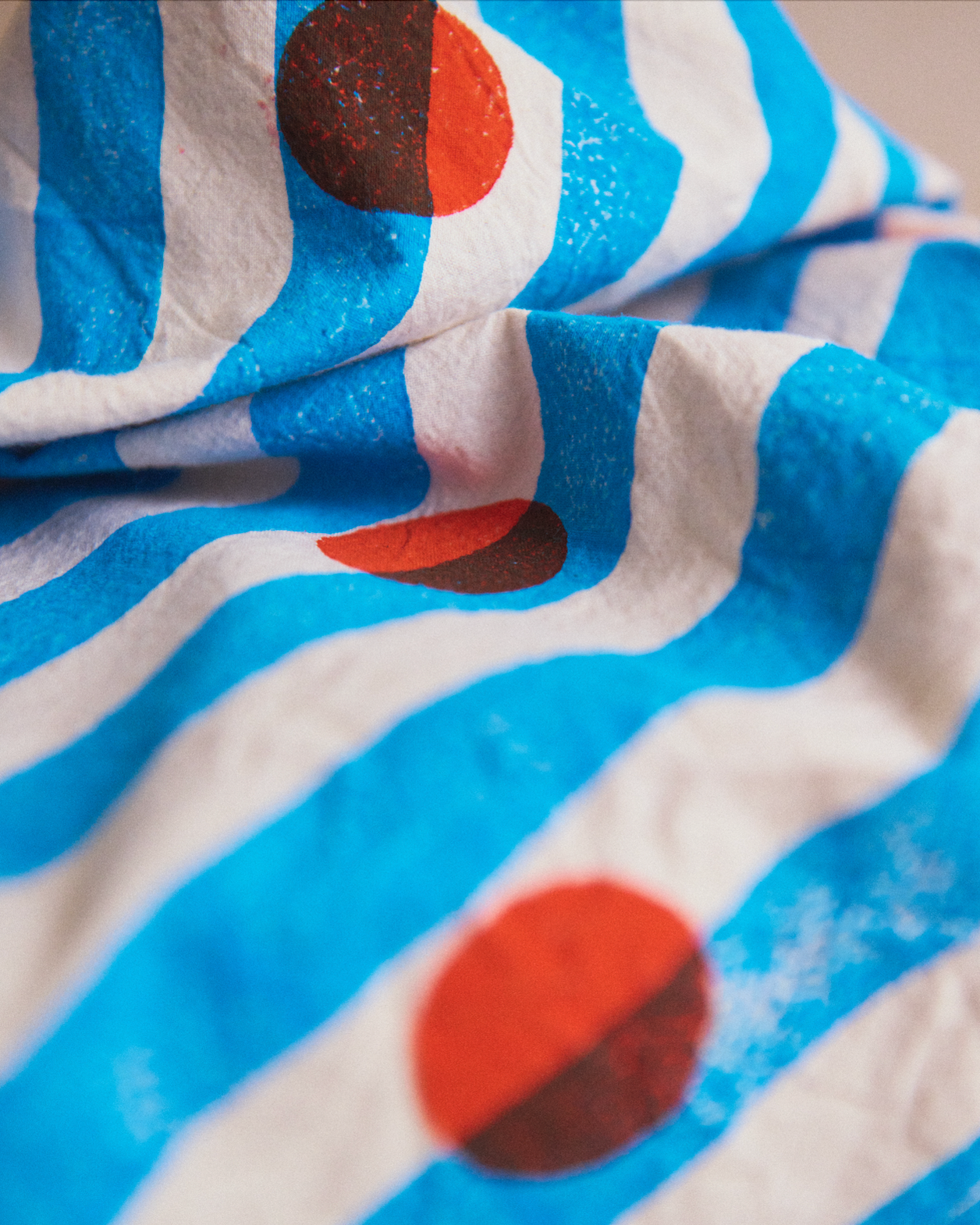 Set of Four Cirque Bleu Napkins